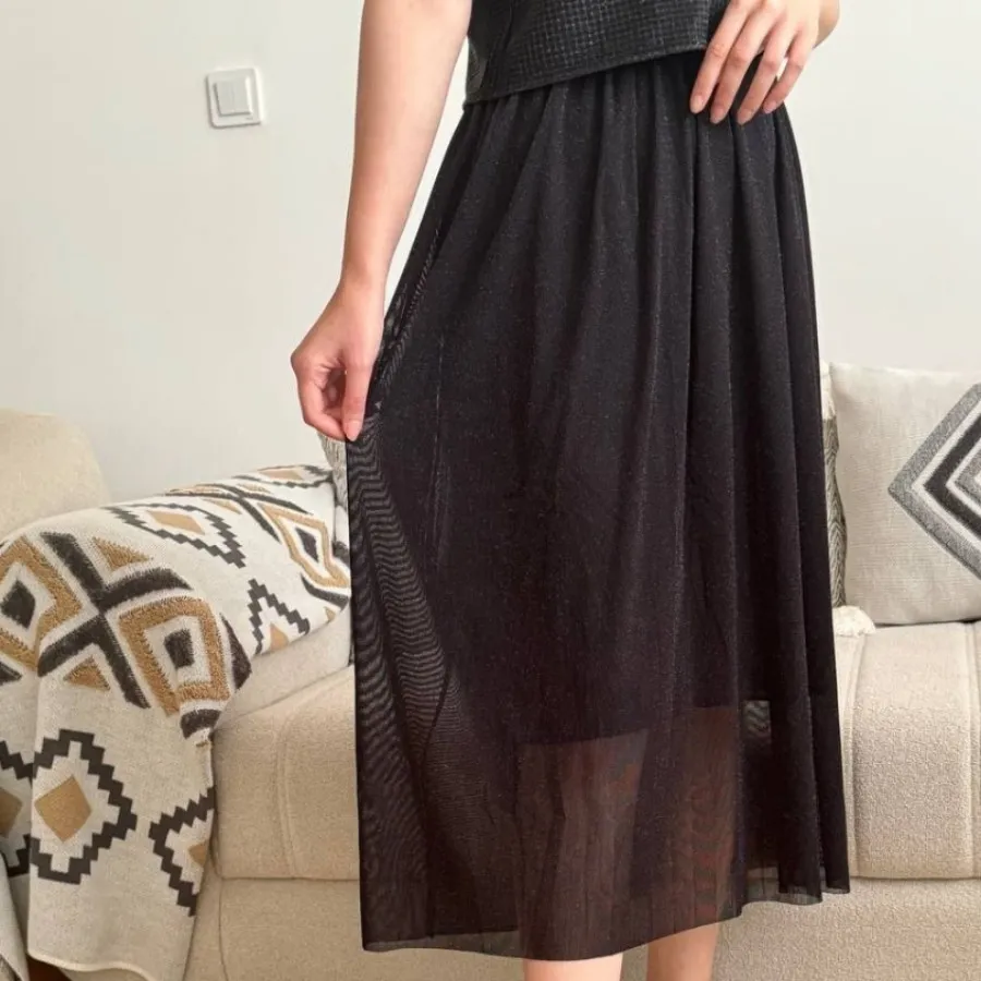 دامن کمرکش دولایه