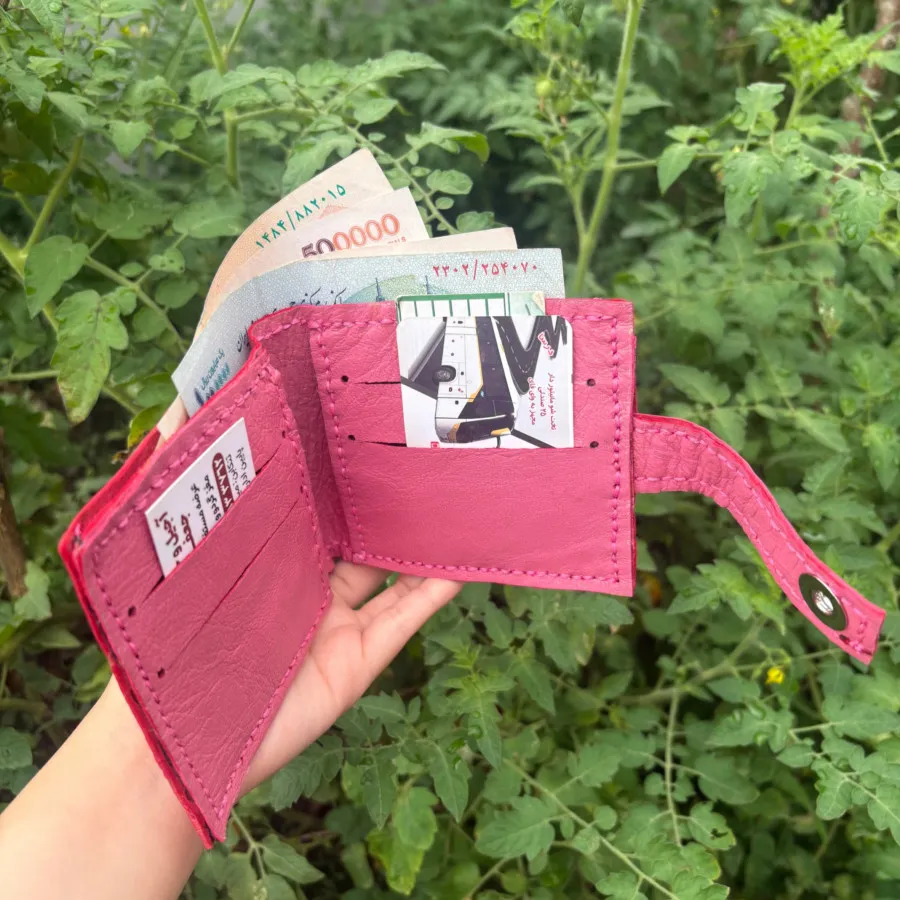 کیف پول چرم دست دوز