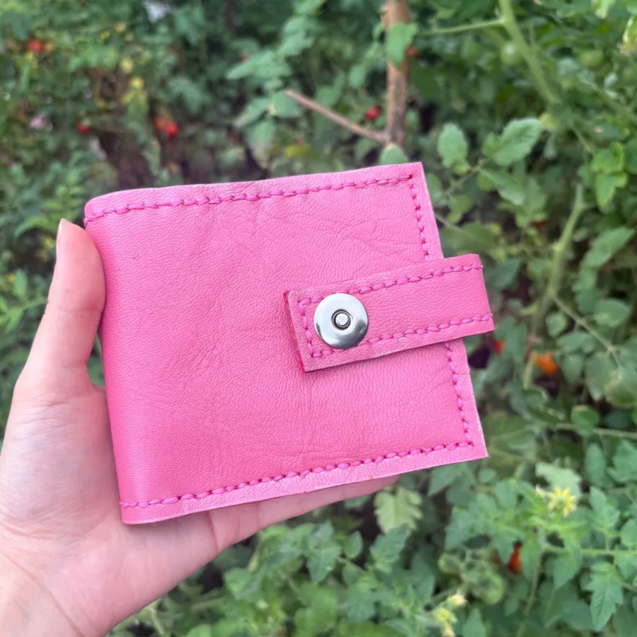 کیف پول چرم دست دوز