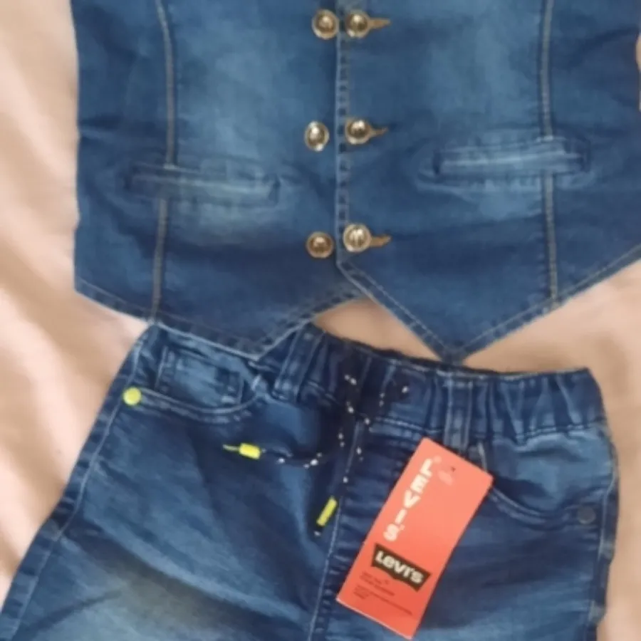 جلیقه وشلوارک لی