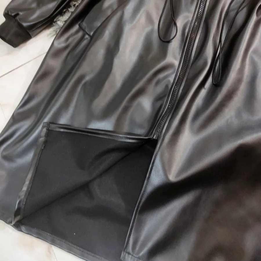 کاپشن چرمی اصل