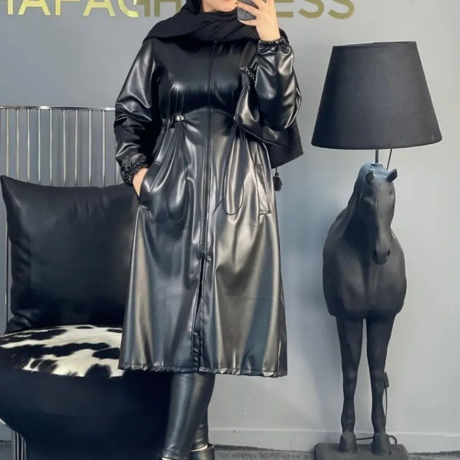 کاپشن چرمی اصل