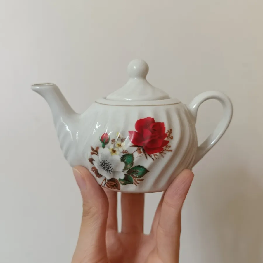 جفت قوری زعفرانی