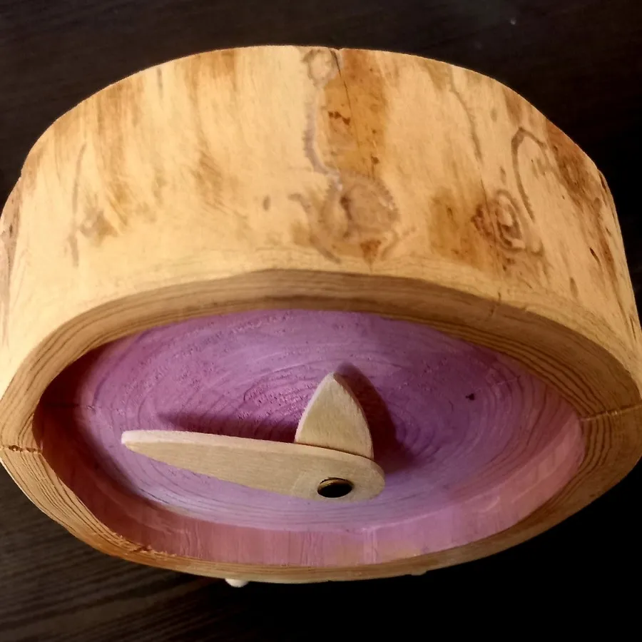 ساعت چوبی رومیزی