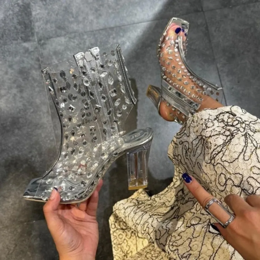 صندل طلقی پاشنه 7 سانت