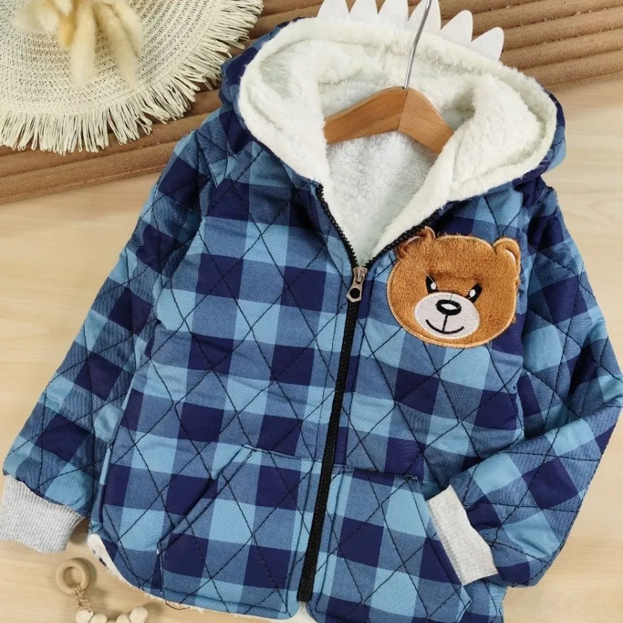 کاپشن چهارخونه  toy