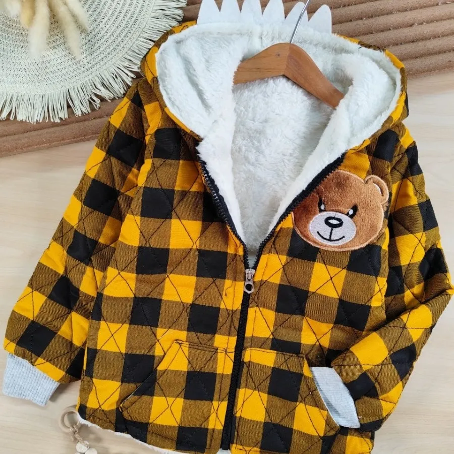 کاپشن چهارخونه  toy