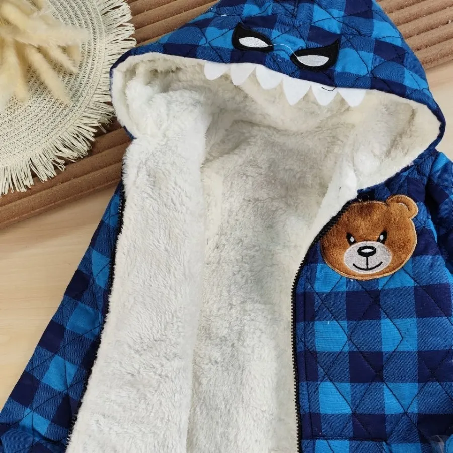 کاپشن چهارخونه  toy