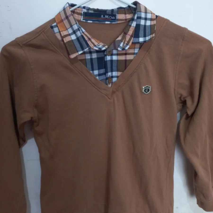 بلوز یقه دار بچه گانه