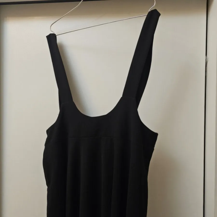 سارافون بندی مشکی کرپ