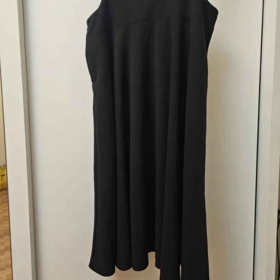 سارافون بندی مشکی کرپ