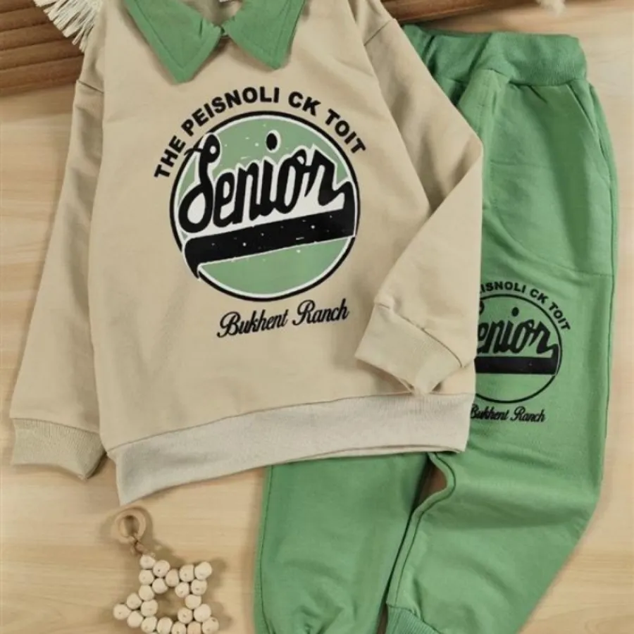 بلوز شلوار یقه دار