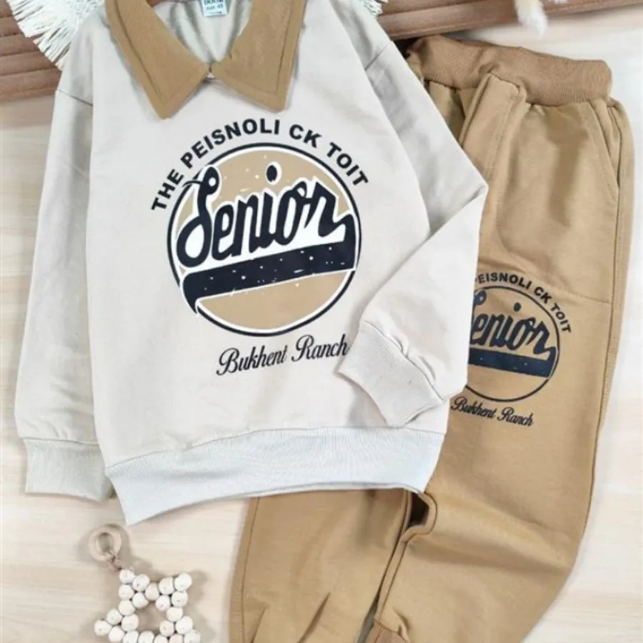 بلوز شلوار یقه دار