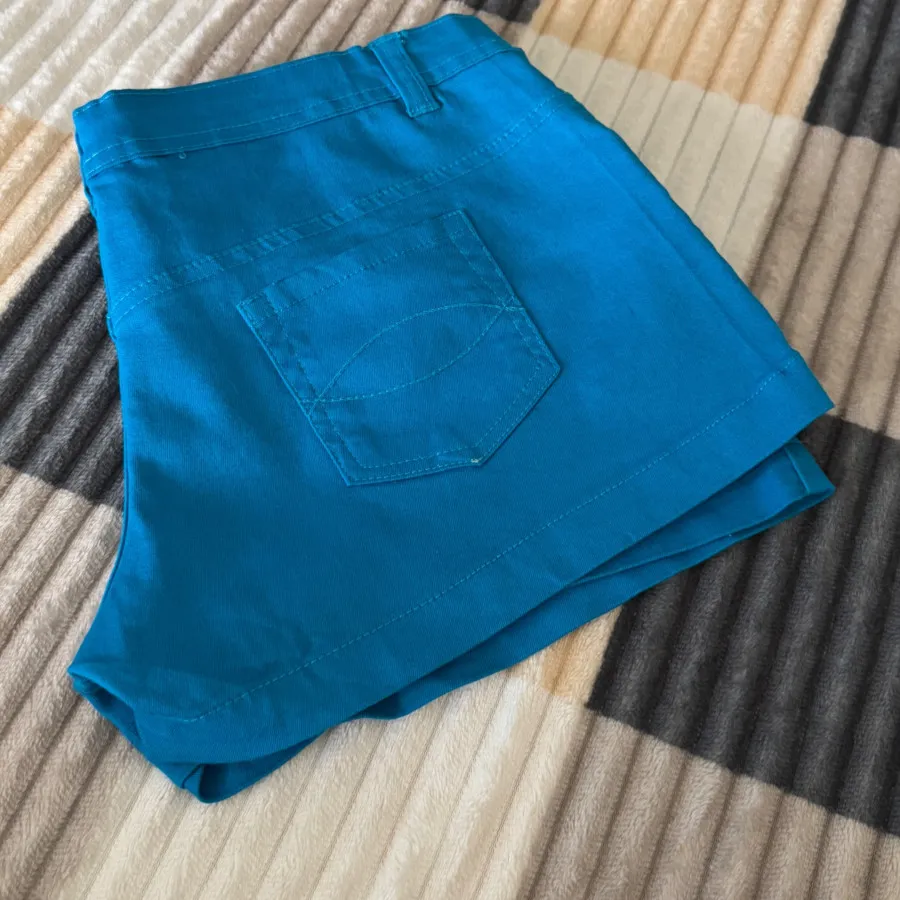 شلوارک لی آبی ترک