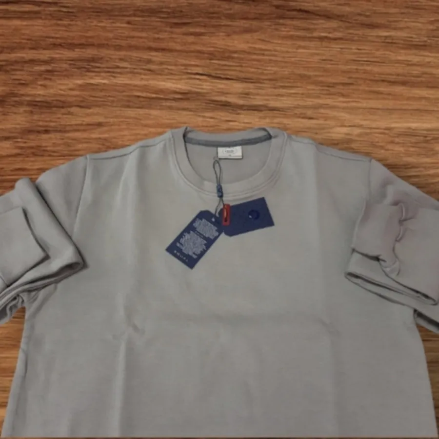 تیشرت پنبه ضخیم طوسی