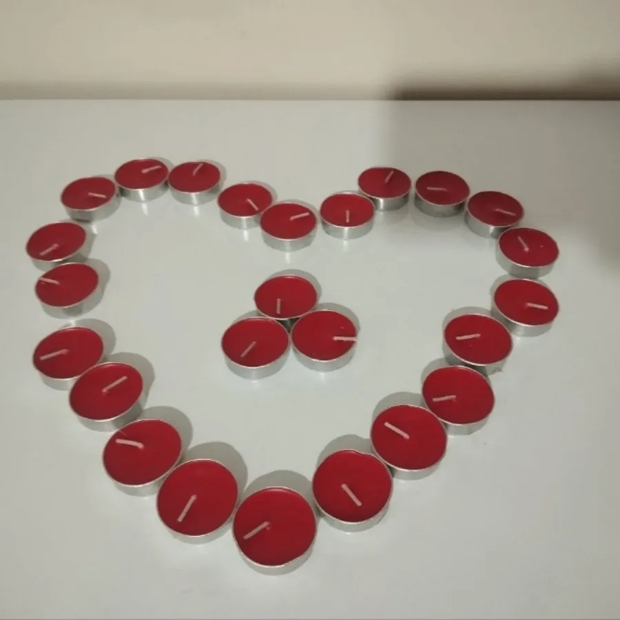 شمع وارمر قرمز 10 عددی