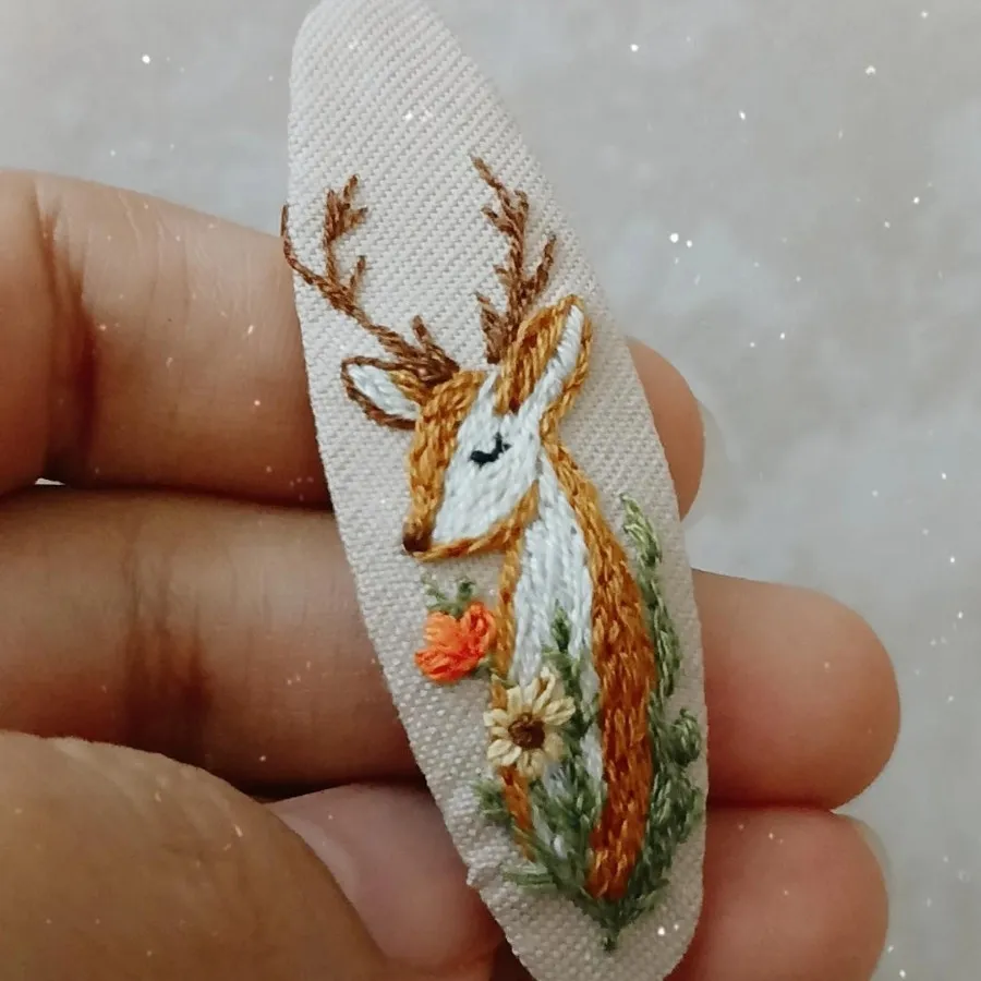 گیره مو گلدوزی