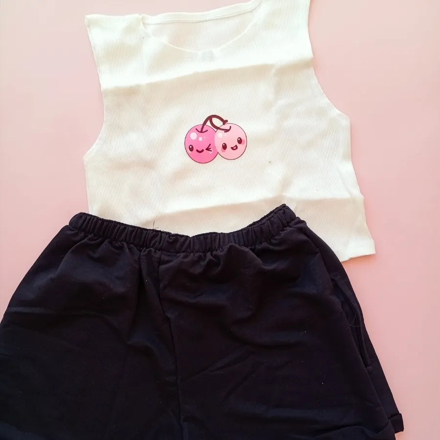 ست کراپ شورتک گیلاس