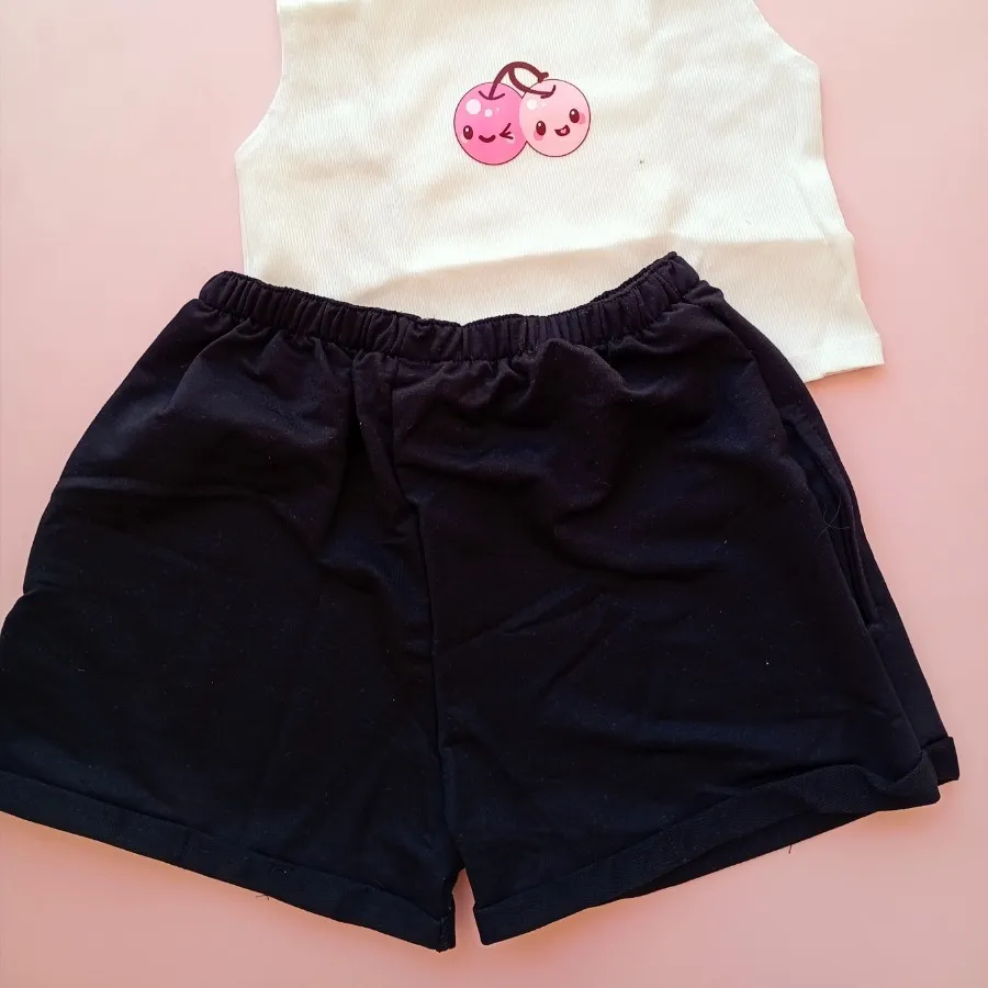 ست کراپ شورتک گیلاس