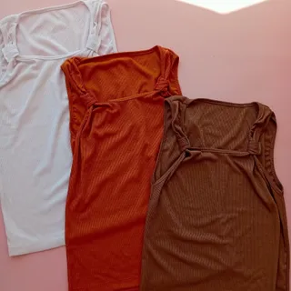 تاپ سرشانه پاپیونی