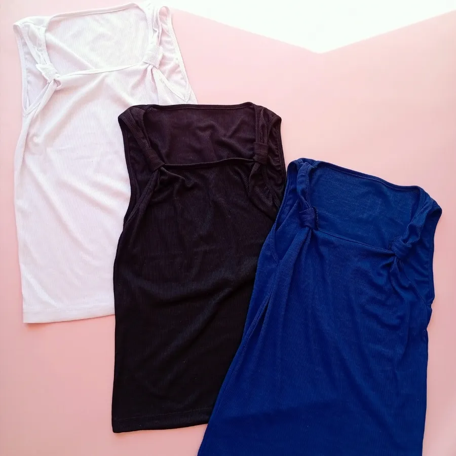 تاپ سرشانه پاپیونی