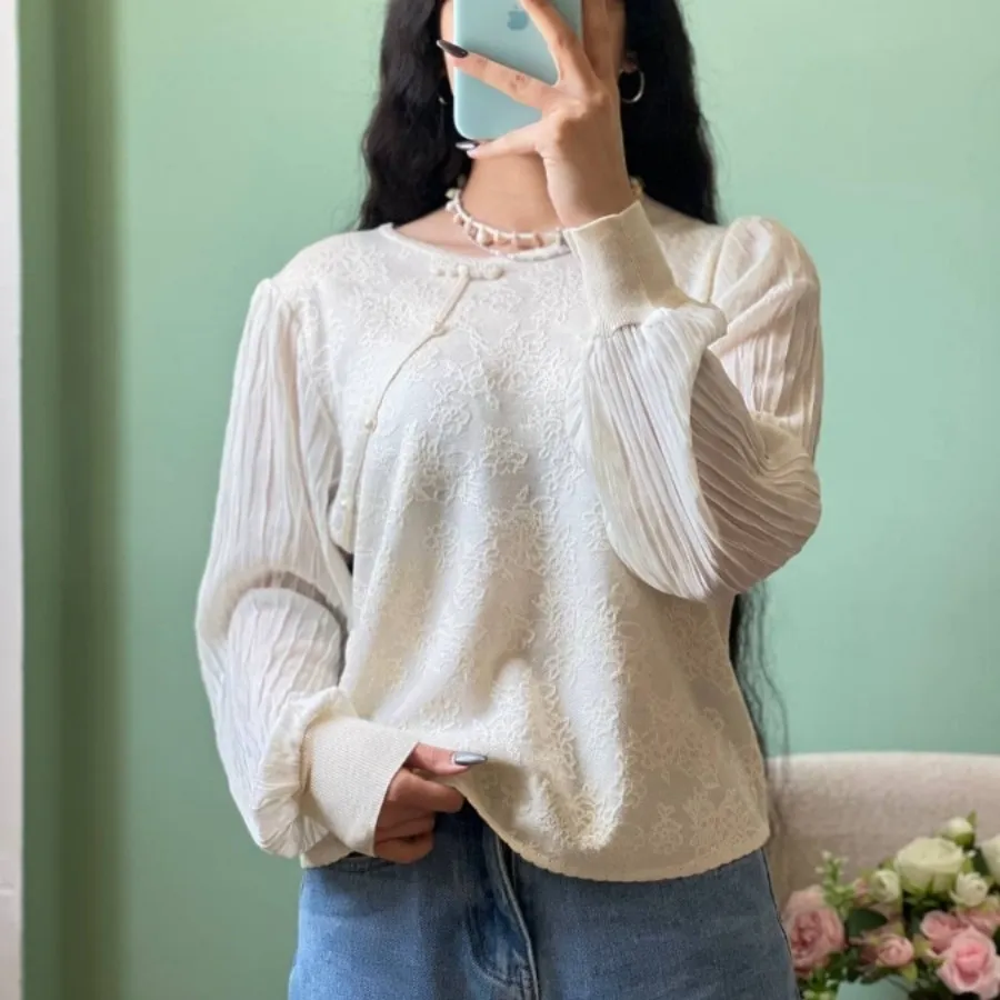 بلوزبافت مجلسی گرم