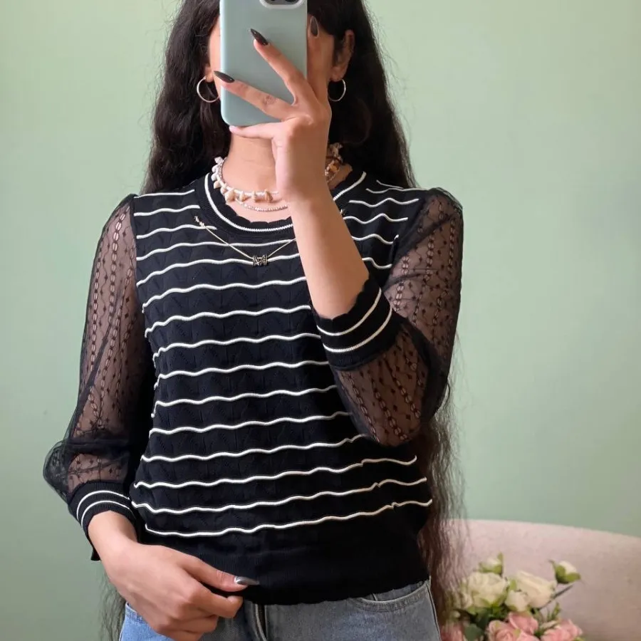 بلوز بافت مجلسی شیک