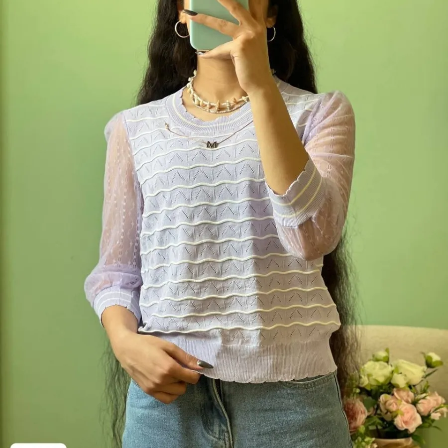 بلوز بافت مجلسی شیک