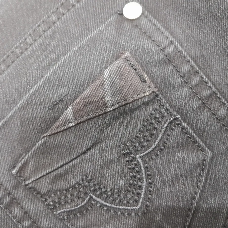 شلوار جین مشکی دودی