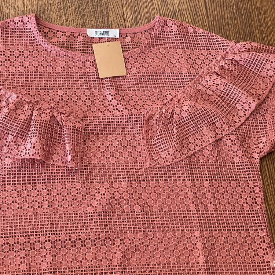 بلوز توری آجری