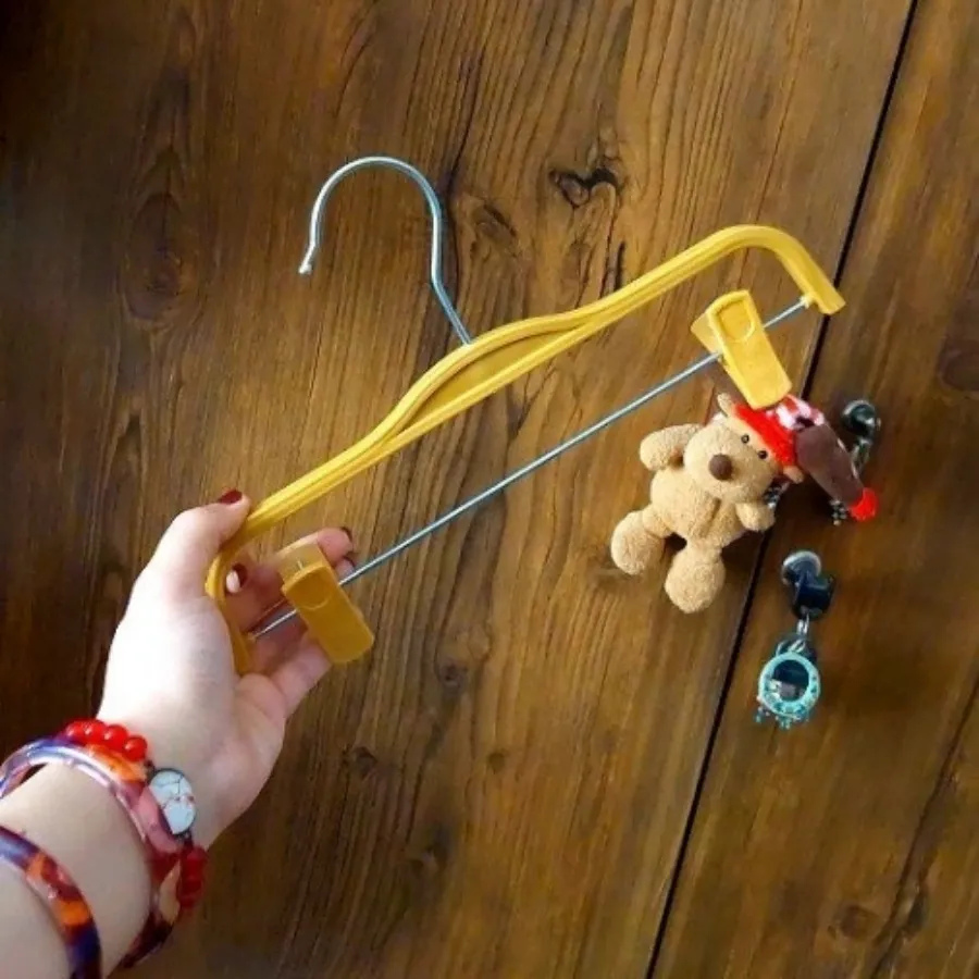 چوب لباسی دوگیره طرح چوب