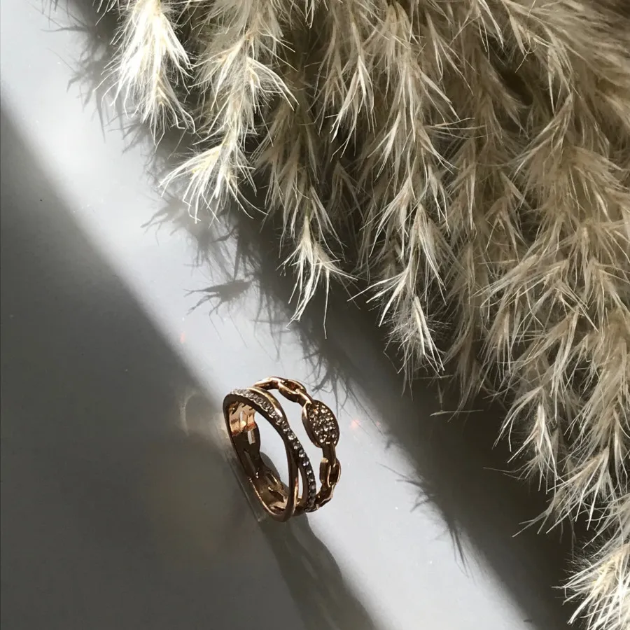 انگشتر زنانه سه لاین?