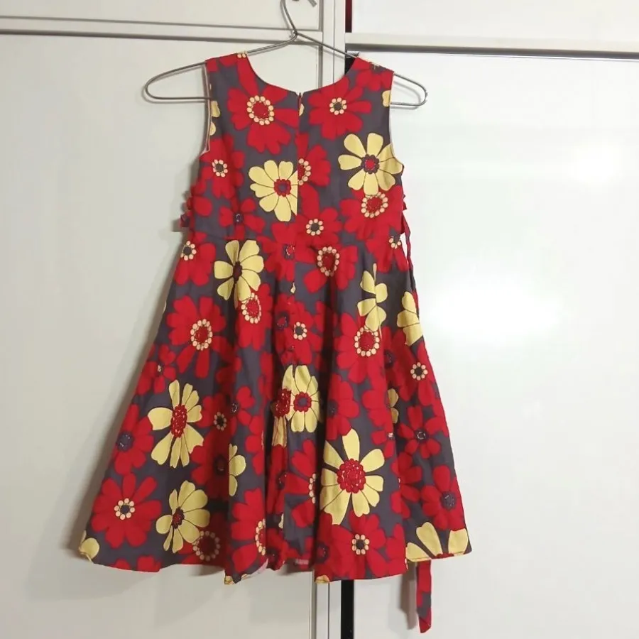 پیراهن نخی دخترانه