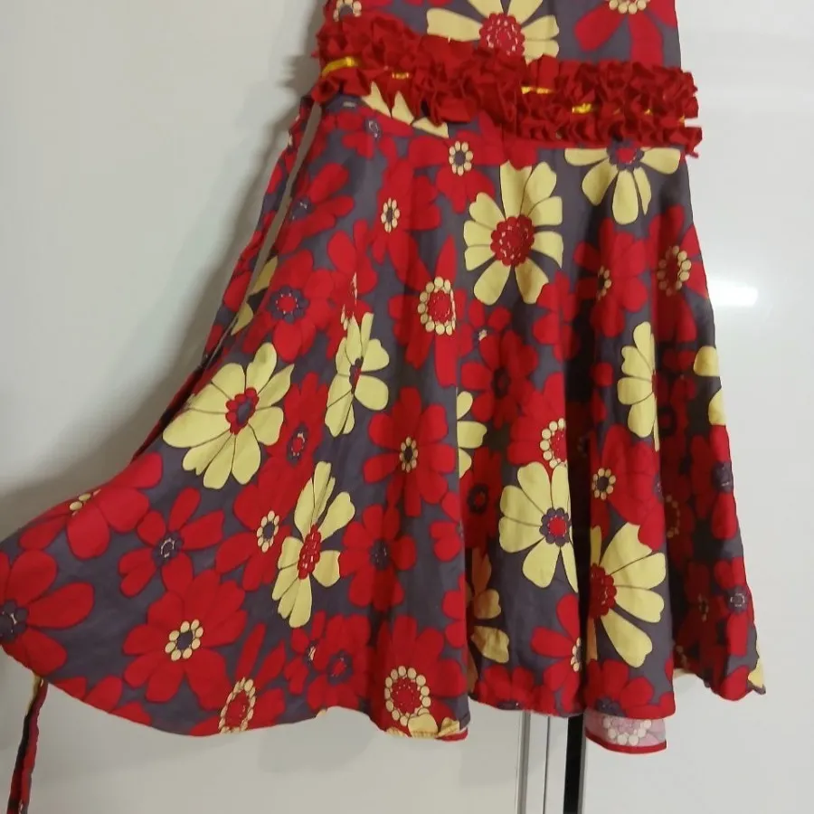 پیراهن نخی دخترانه