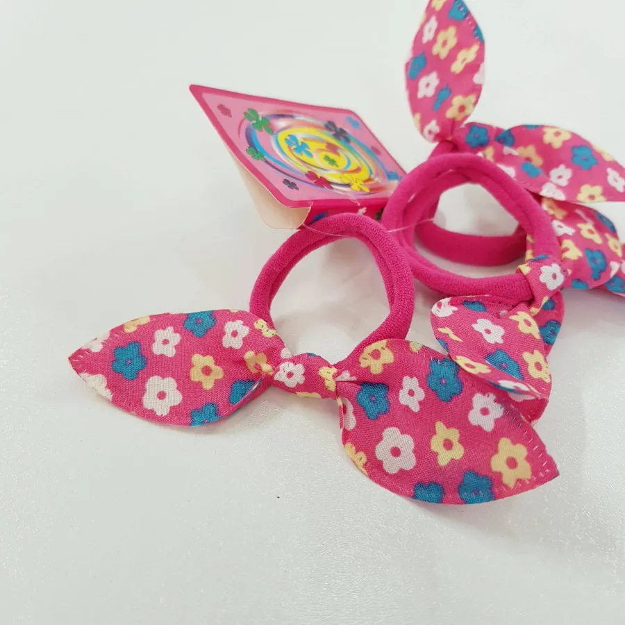 پک کش مو صورتی پاپیونی