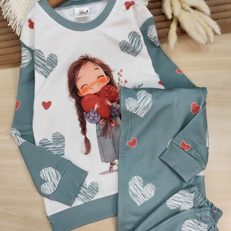 بلوز شلوار قلب و آغوش