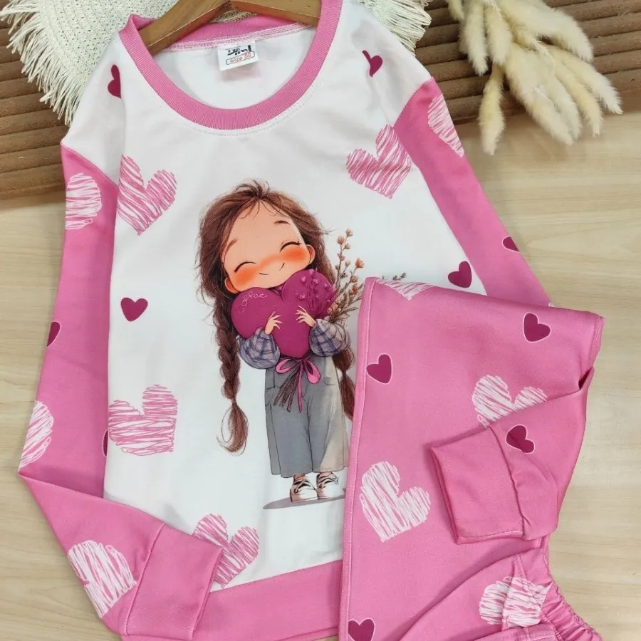 بلوز شلوار قلب و آغوش