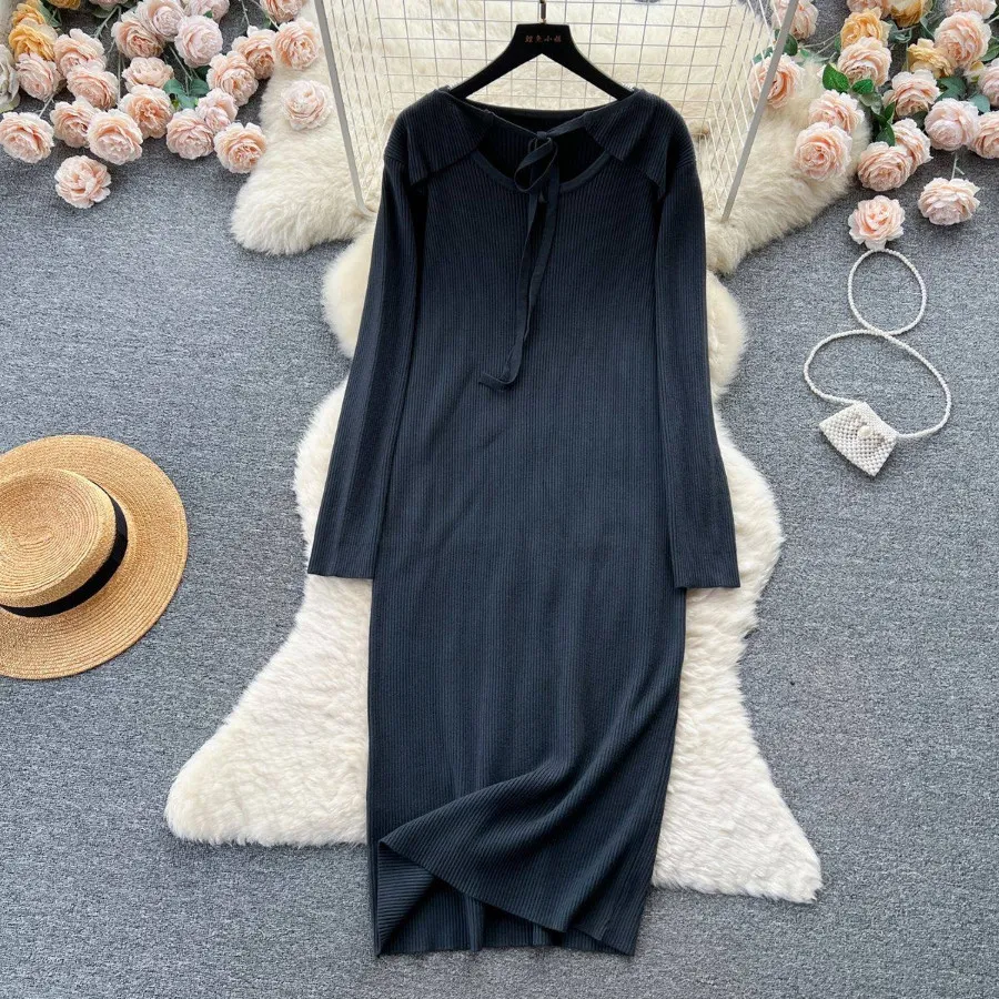 پیراهن بافت گرم بلند