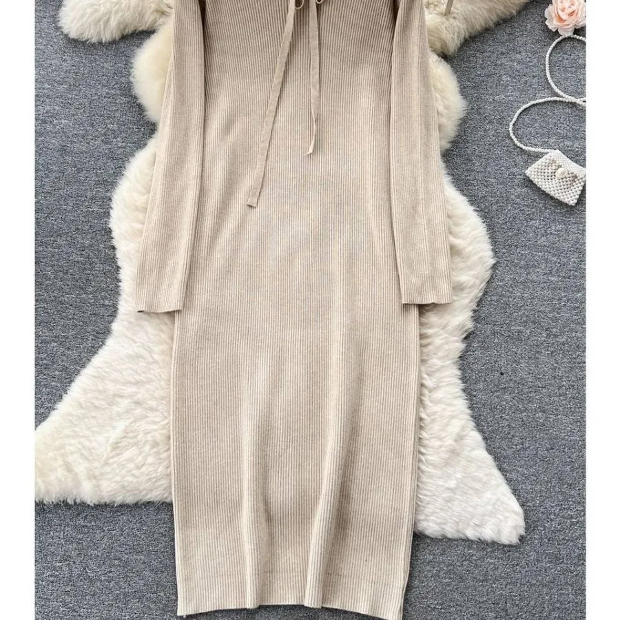 پیراهن بافت گرم بلند