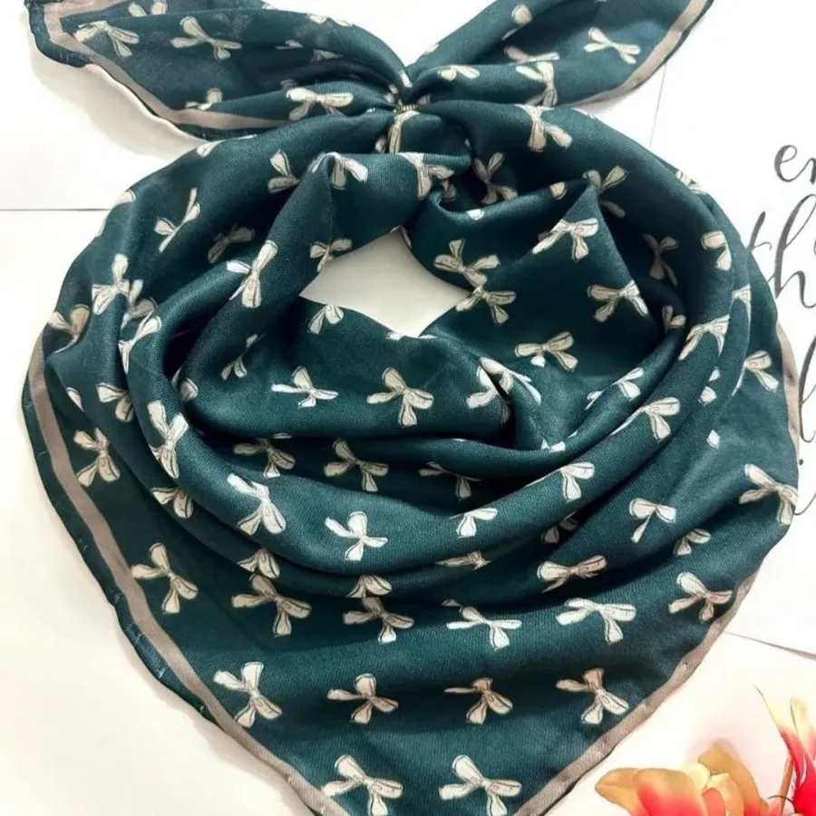 مینی اسکارف نخی پاپیون