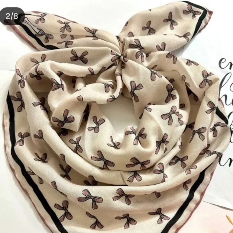 مینی اسکارف نخی پاپیون