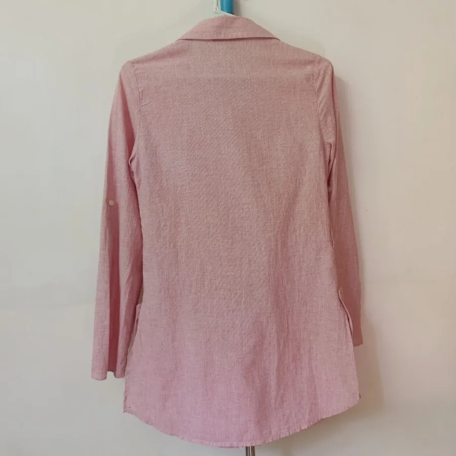 شومیز صورتی نخی