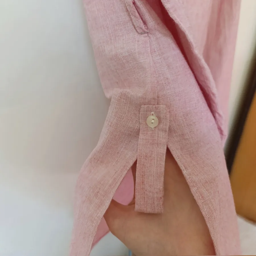 شومیز صورتی نخی