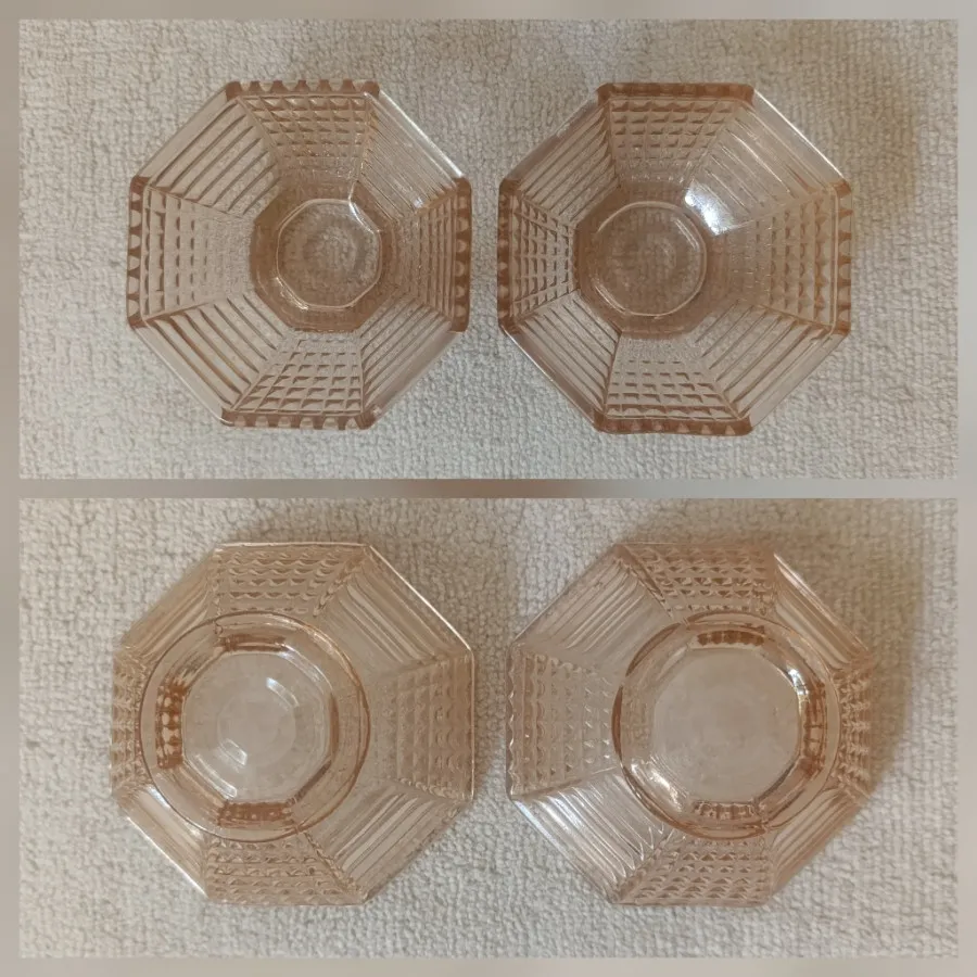 جفت کاسه صورتی