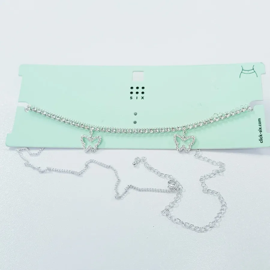 زنجیر کمر نقره ای تنیسی