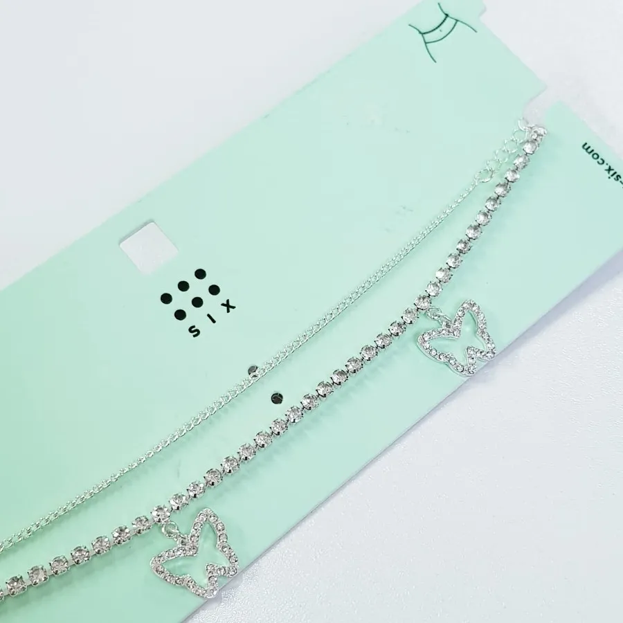 زنجیر کمر نقره ای تنیسی