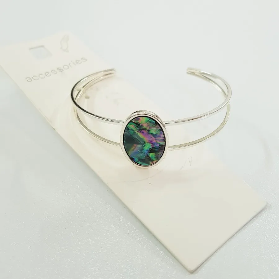 دستبند بنگل سنگ آبالون