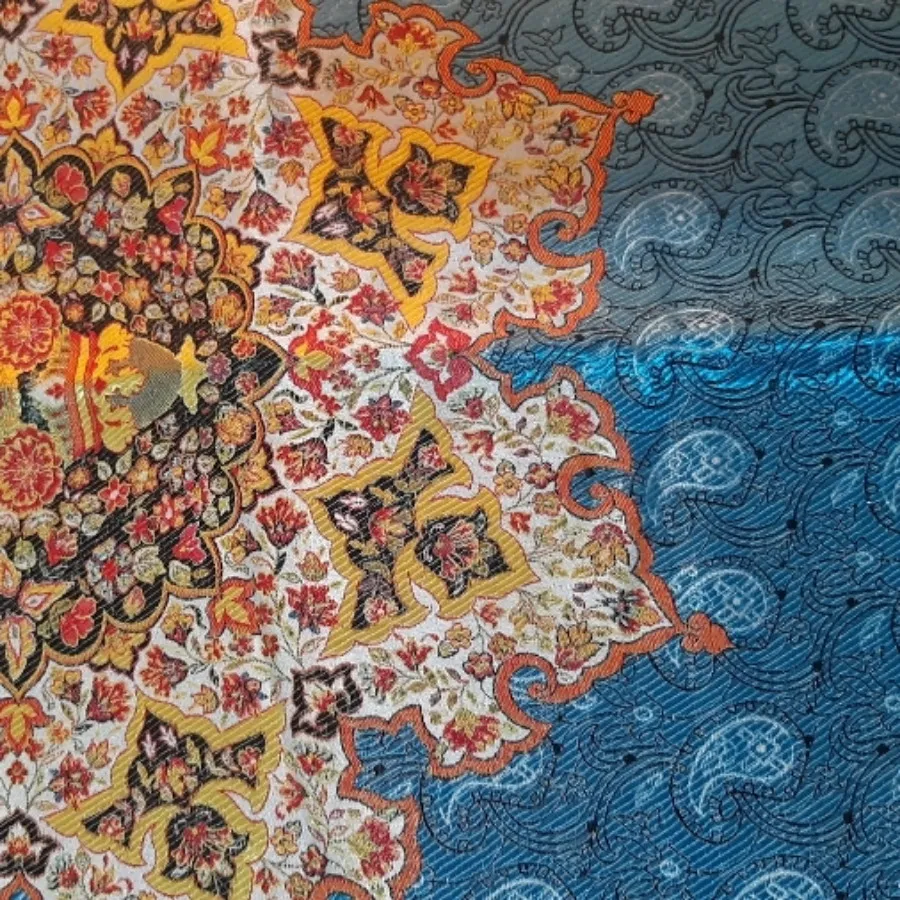 رومیزی آبی فیروزه