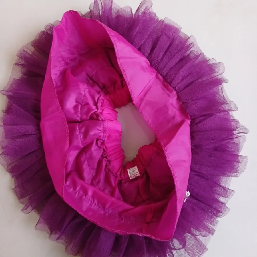 دامن توری بنفش