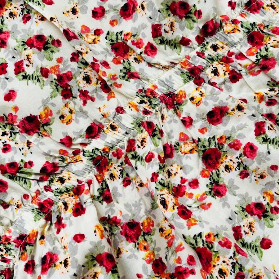 پیراهن نخی تابستانی